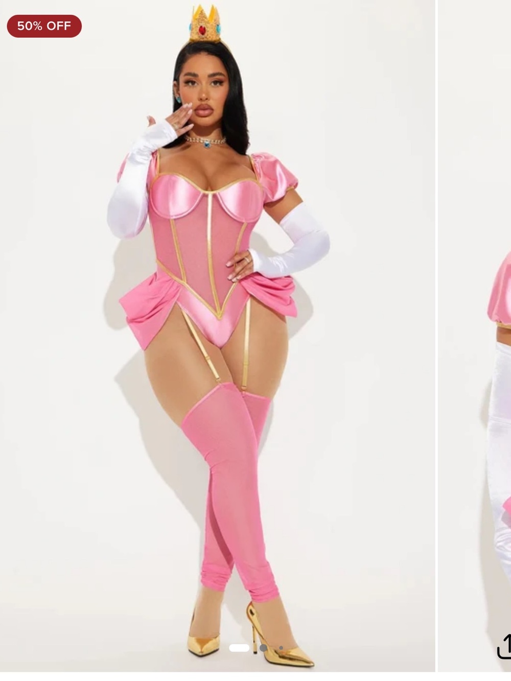 Princess Peach Halloween Costume 🎃